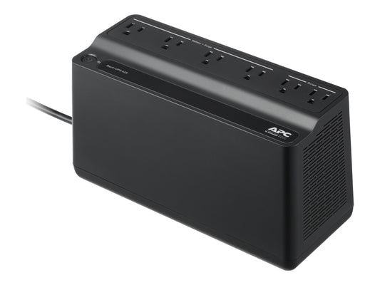 APC Back-UPS BE425M - UPS - CA 120 V - 255 vatios - 425 VA - 1 x baterías - conectores de salida: 6 - negro
