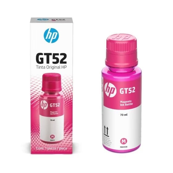 HP GT52 - 70 ml - magenta - original - recarga de tinta - para HP 11X, 31X; Deskjet GT 58XX; Smart Tank 500, 51X, 530, 6001, 615, 70XX, 73XX, 76XX