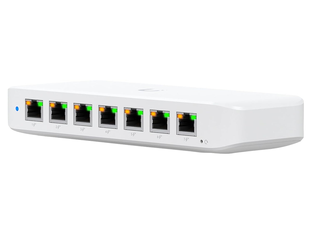 Ubiquiti Unifi Switch Ultra Layer 2 8-port GbE PoE switch with versatile mounting options 42W